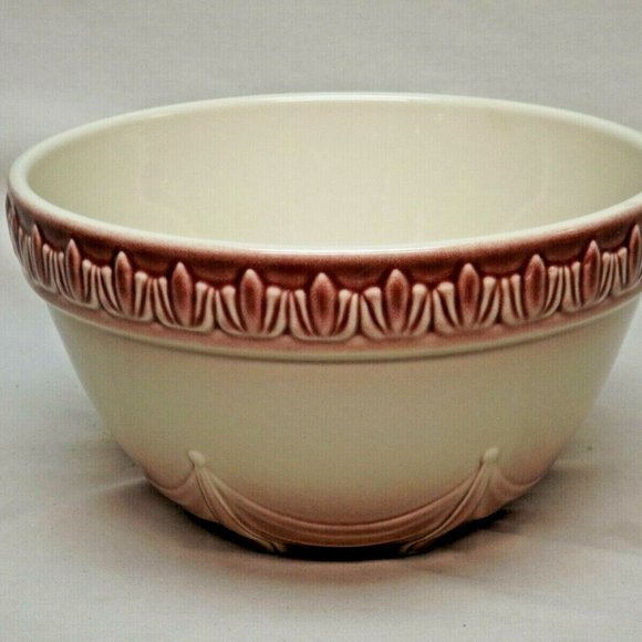 Longaberger Pottery American Craft Originals 8" Paprika Mixing Bowl - Picture 6 of 11